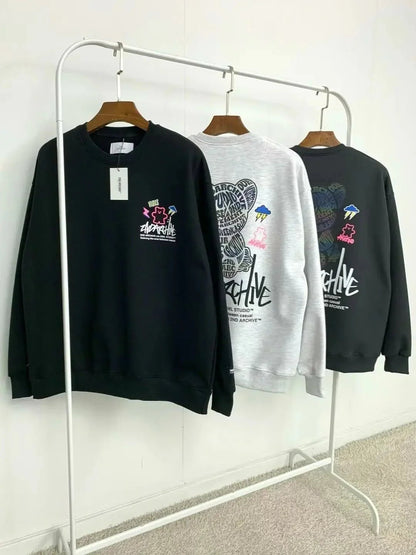 韓國直送🇰🇷 2ND ARCHIVE Bear Sweatshirt - HLY &amp; CHOCCICO