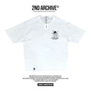 韓國直送 2ND ARCHIVE Black Beanie Teddy Bear Tee - HLY & CHOCCICO