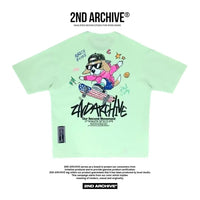 韓國直送 2ND ARCHIVE Board Beagle Crayon Tee - HLY & CHOCCICO