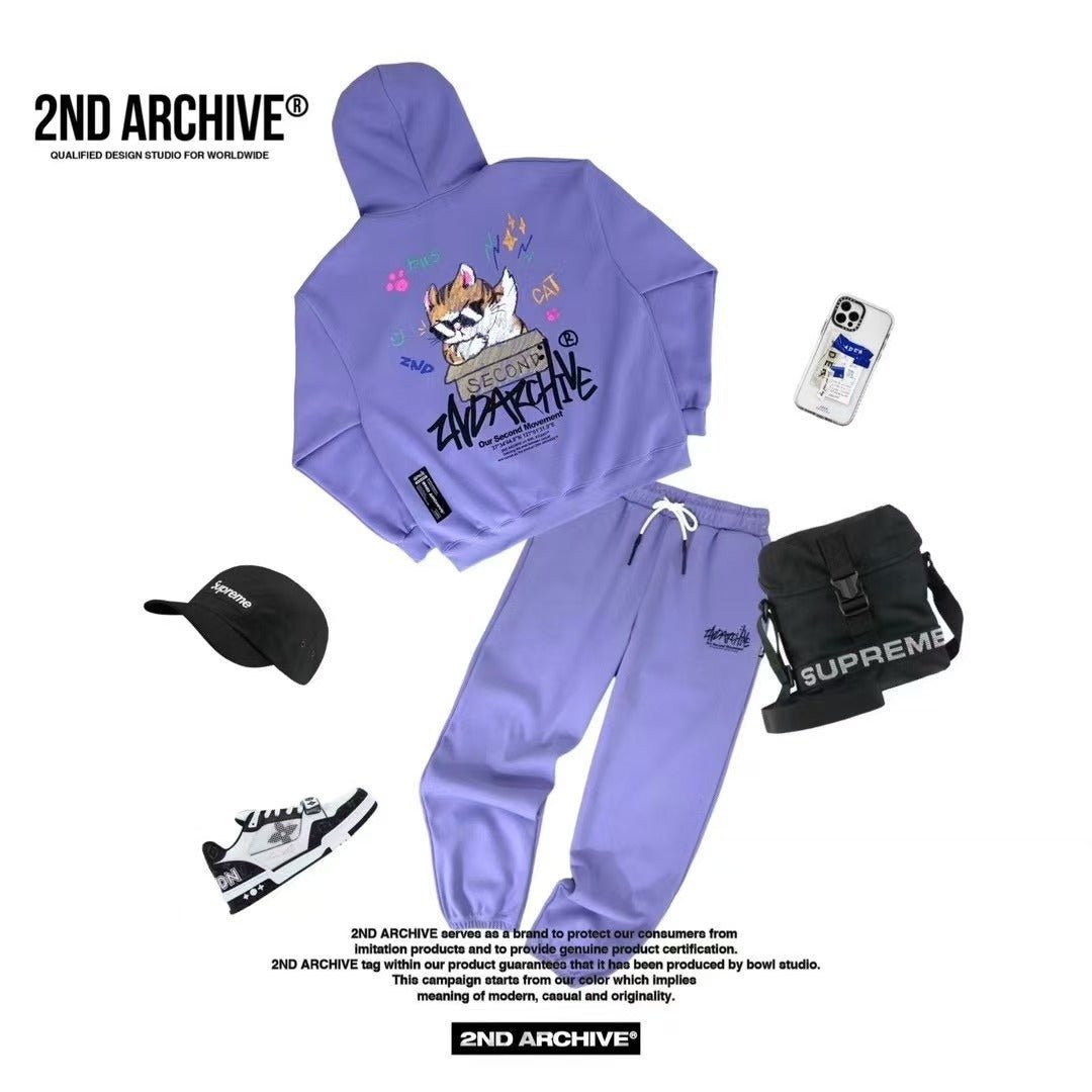 韓國直送🇰🇷 2ND ARCHIVE Box Cat Hoodie - HLY & CHOCCICO