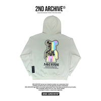 韓國直送🇰🇷 2ND ARCHIVE Camo Bear Scotch Fleece Hoodie - HLY & CHOCCICO
