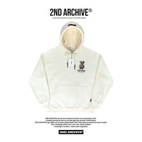 韓國直送🇰🇷 2ND ARCHIVE Camo Bear Scotch Fleece Hoodie - HLY & CHOCCICO