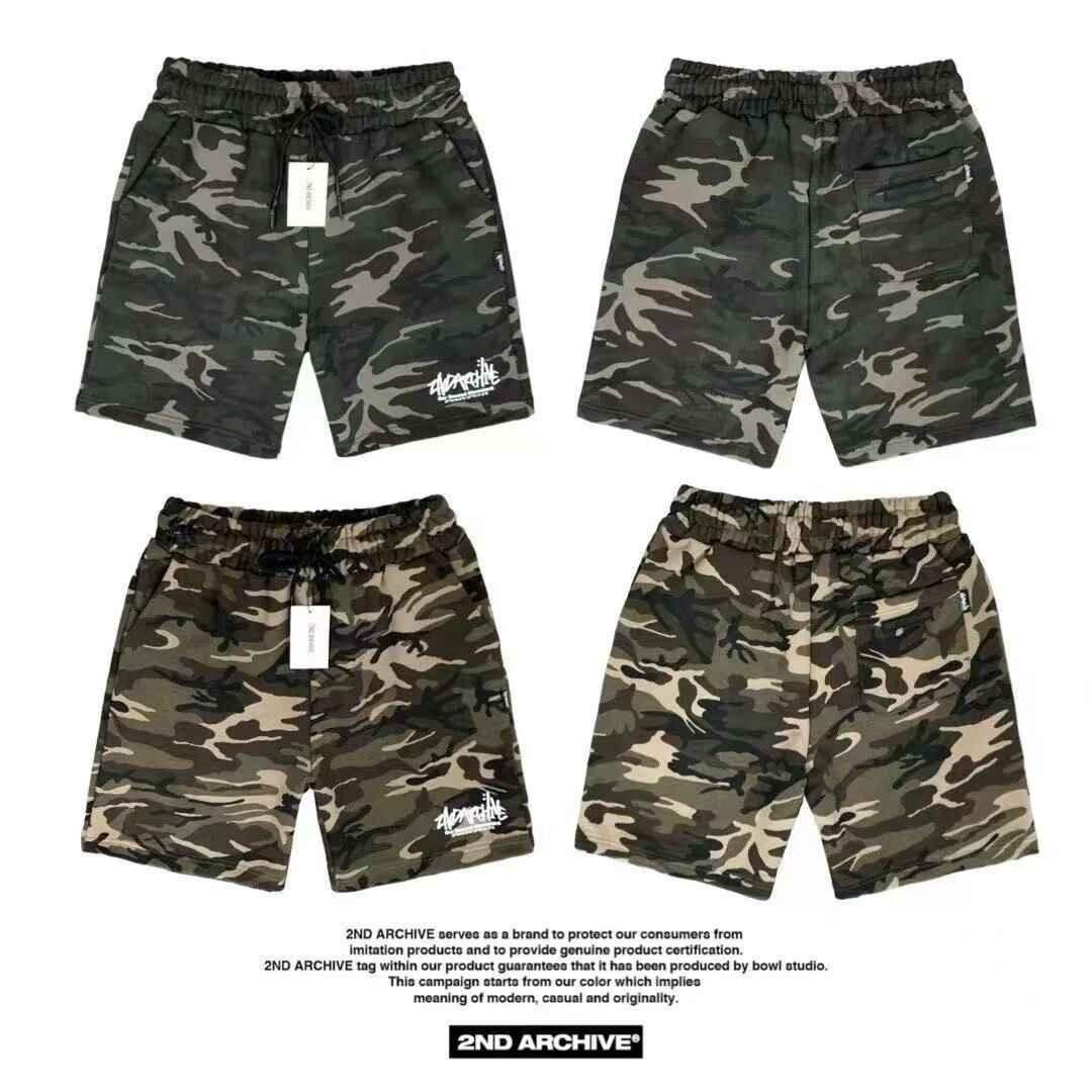 韓國直送 2ND ARCHIVE Camo Signature Logo Shorts - HLY &amp; CHOCCICO