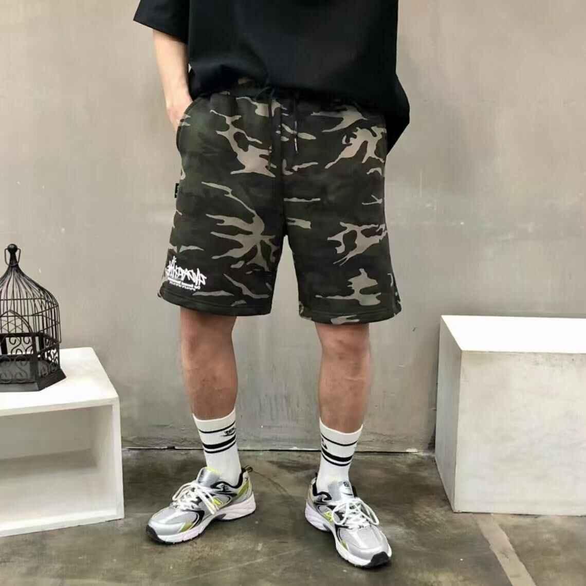 韓國直送 2ND ARCHIVE Camo Signature Logo Shorts - HLY &amp; CHOCCICO