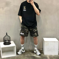 韓國直送 2ND ARCHIVE Camo Signature Logo Shorts - HLY & CHOCCICO