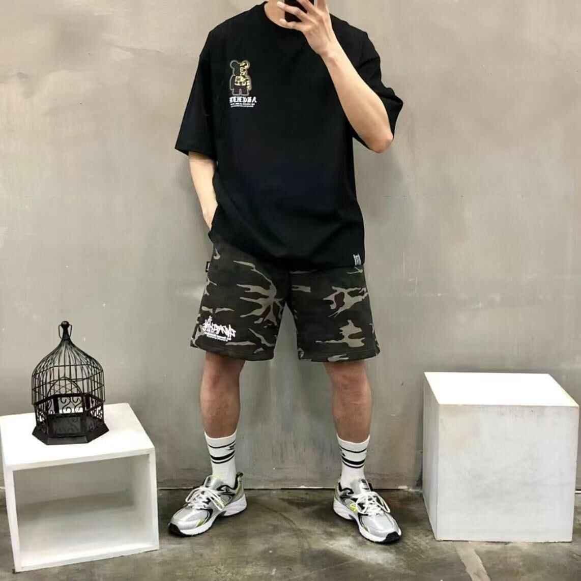 韓國直送 2ND ARCHIVE Camo Signature Logo Shorts - HLY &amp; CHOCCICO