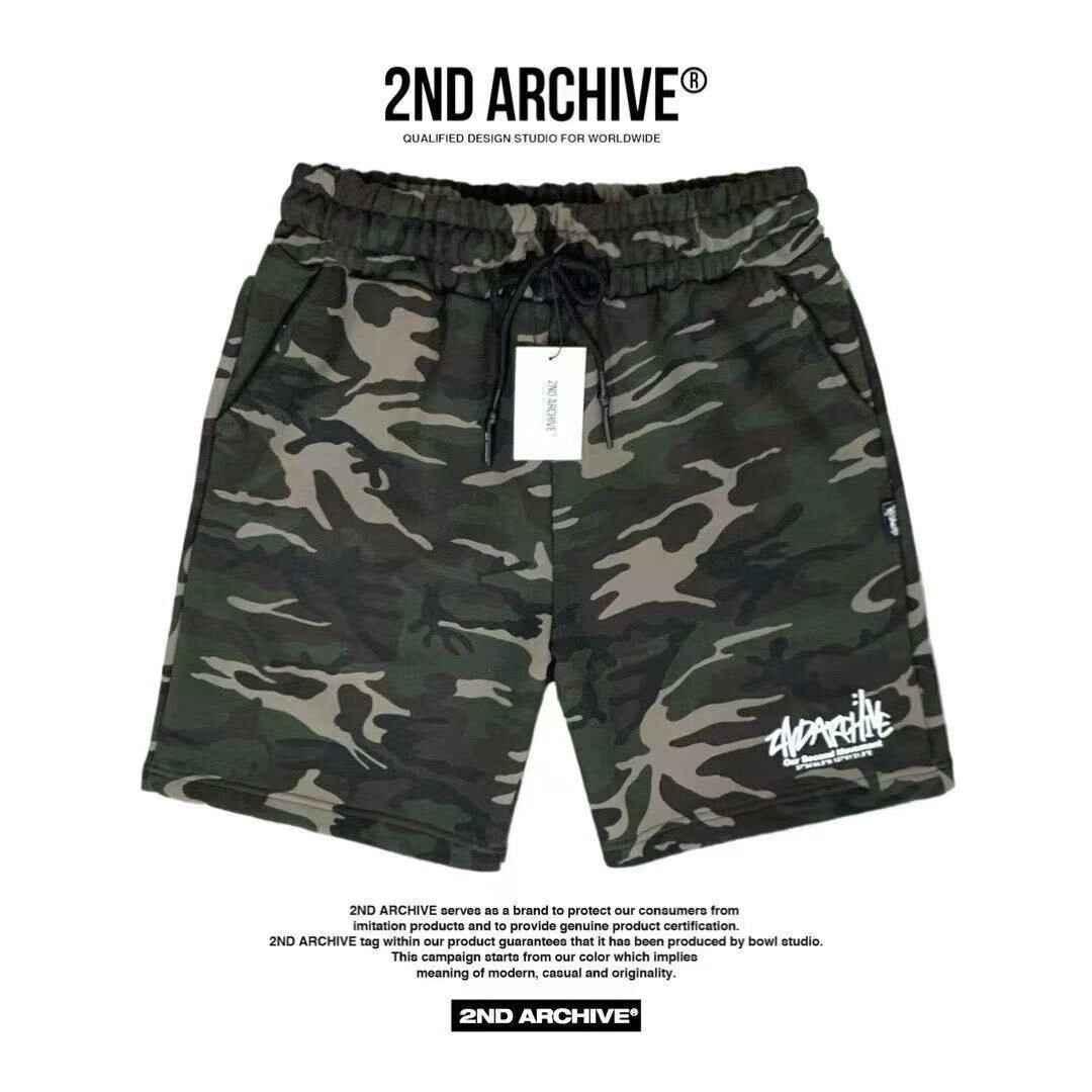 韓國直送 2ND ARCHIVE Camo Signature Logo Shorts - HLY &amp; CHOCCICO
