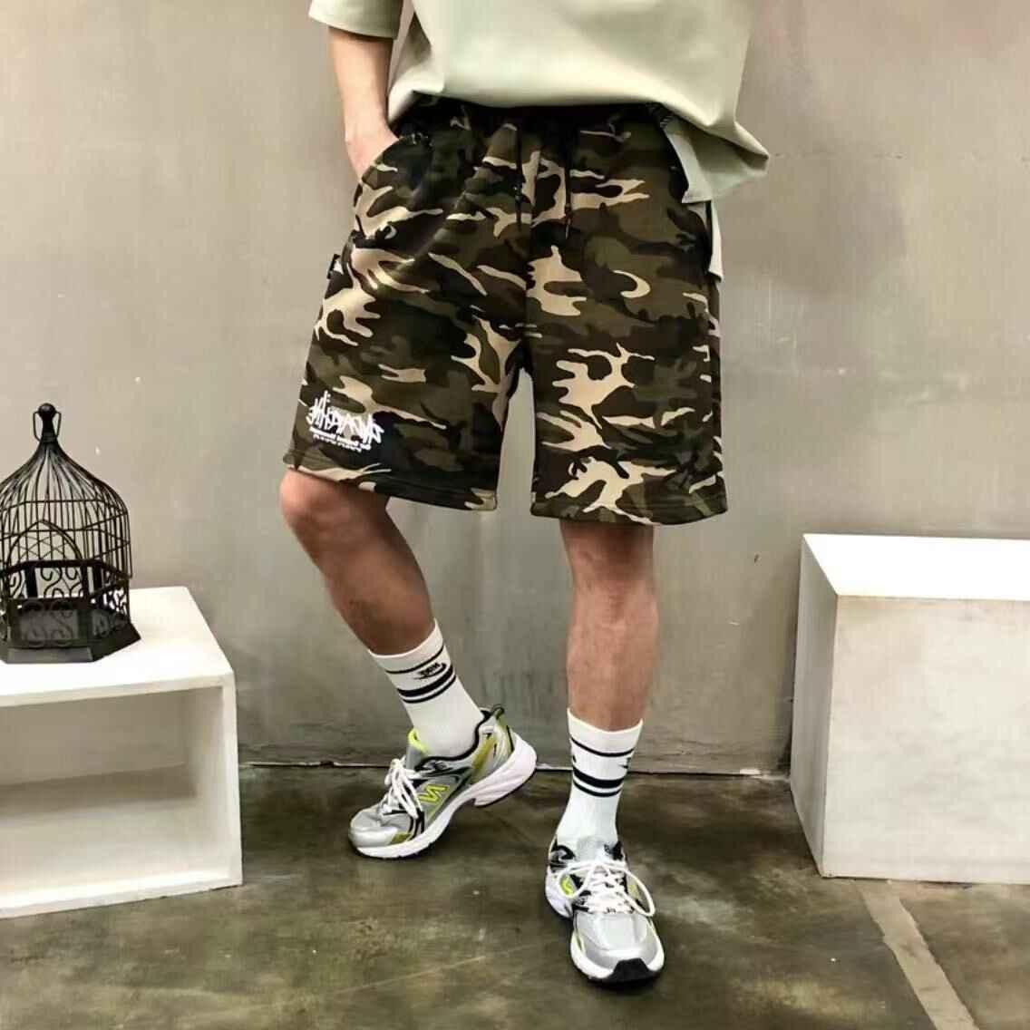 韓國直送 2ND ARCHIVE Camo Signature Logo Shorts - HLY &amp; CHOCCICO