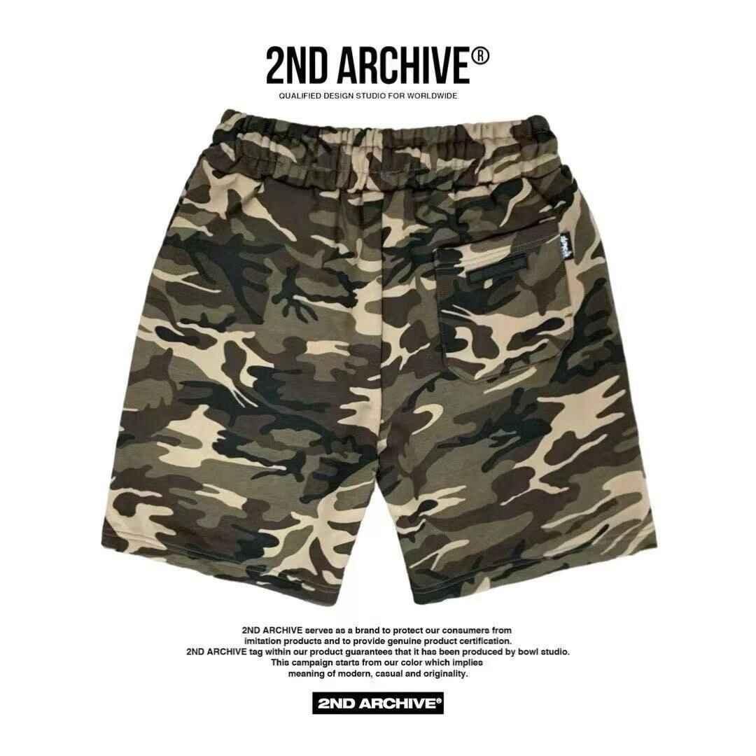 韓國直送 2ND ARCHIVE Camo Signature Logo Shorts - HLY &amp; CHOCCICO