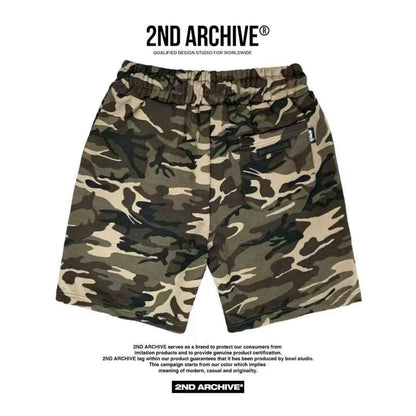 韓國直送 2ND ARCHIVE Camo Signature Logo Shorts - HLY &amp; CHOCCICO