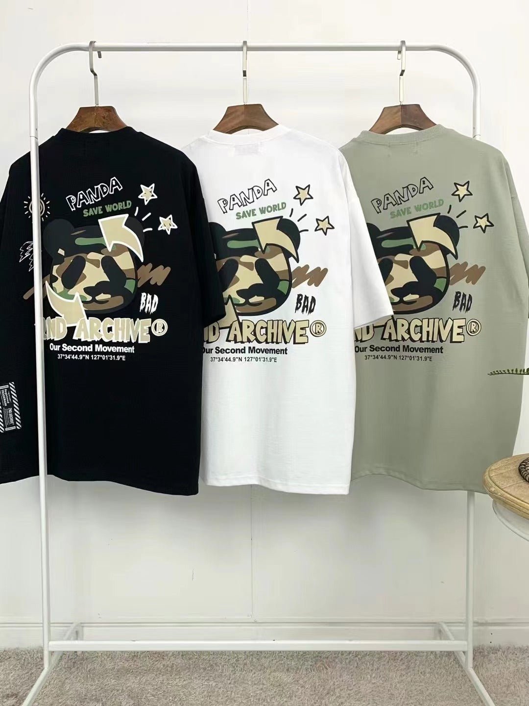 韓國直送🇰🇷 2ND ARCHIVE Camopanda Tee- 3 Color HLY & CHOCCICO
