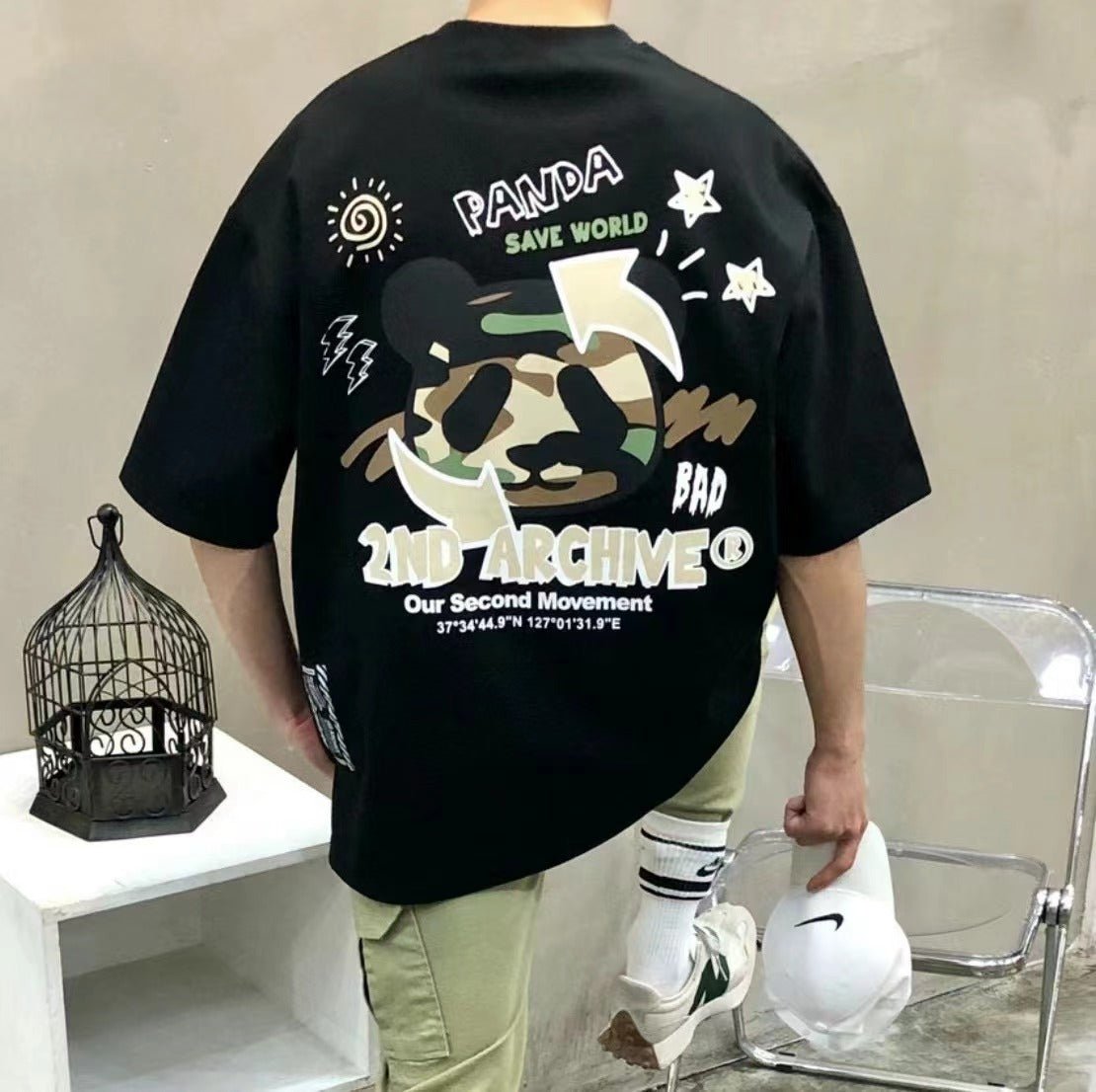 韓國直送🇰🇷 2ND ARCHIVE Camopanda Tee- 3 Color HLY & CHOCCICO