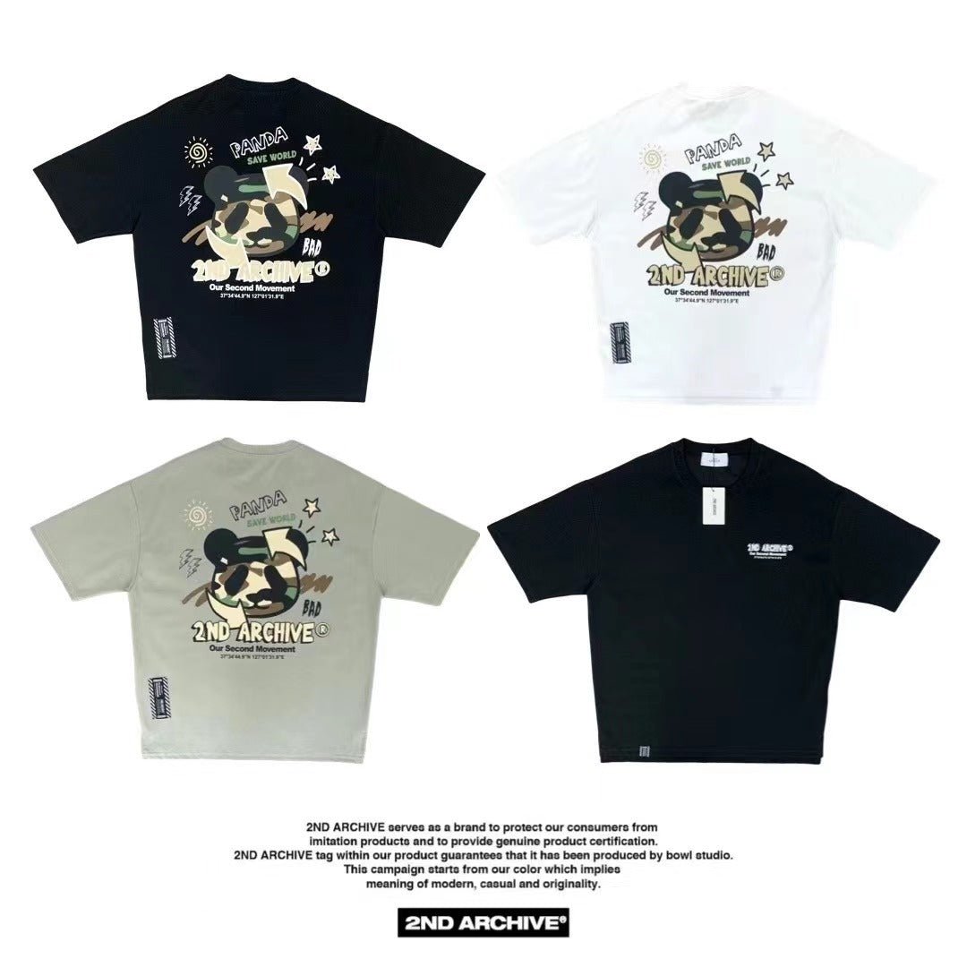 韓國直送🇰🇷 2ND ARCHIVE Camopanda Tee- 3 Color HLY & CHOCCICO