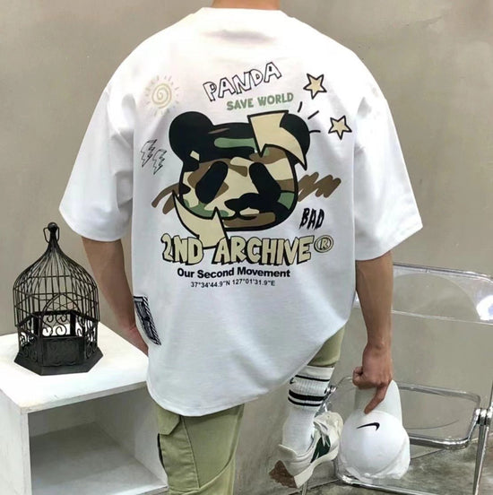 韓國直送🇰🇷 2ND ARCHIVE Camopanda Tee- 3 Color