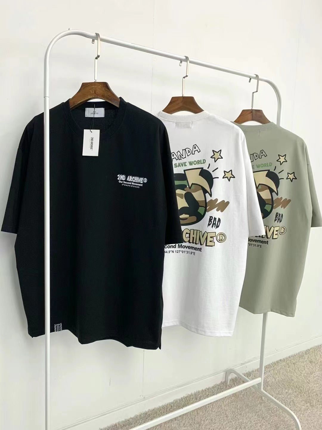 韓國直送🇰🇷 2ND ARCHIVE Camopanda Tee- 3 Color HLY & CHOCCICO
