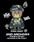 韓國直送🇰🇷 2ND ARCHIVE Camouflage Army Bear Tee- 3 Color HLY & CHOCCICO