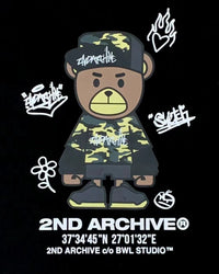 韓國直送🇰🇷 2ND ARCHIVE Camouflage Army Bear Tee- 3 Color HLY & CHOCCICO