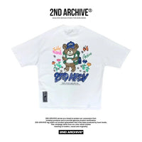 韓國直送🇰🇷 2ND ARCHIVE Camping Bear Short Sleeve Tee - 4 Color HLY & CHOCCICO
