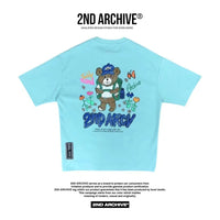 韓國直送🇰🇷 2ND ARCHIVE Camping Bear Short Sleeve Tee - 4 Color HLY & CHOCCICO