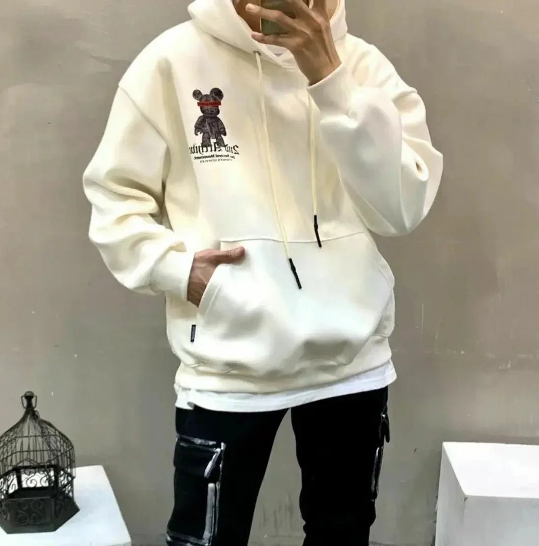 韓國直送🇰🇷 2ND ARCHIVE Captured Bear Hoodies - HLY &amp; CHOCCICO