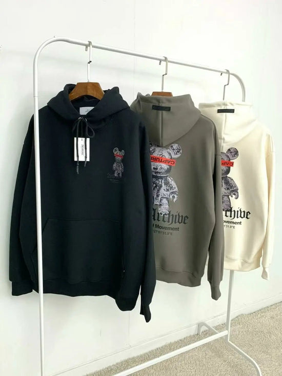 【One price $390/piece】🇰🇷Direct delivery from Korea🇰🇷 2ND ARCHIVE Captured Bear Hoodies