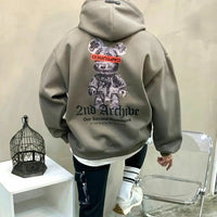 韓國直送🇰🇷 2ND ARCHIVE Captured Bear Hoodies - HLY & CHOCCICO
