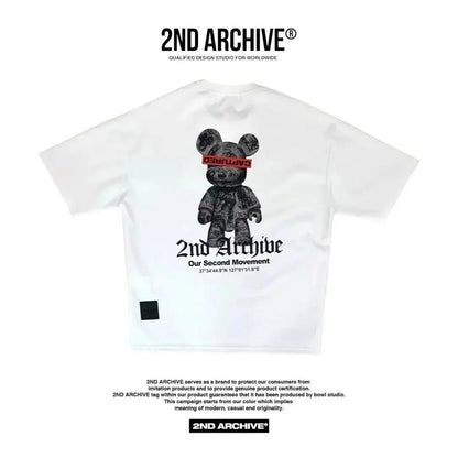 韓國直送🇰🇷 2ND ARCHIVE Captured Bear T-shirt - 3 Color - HLY &amp; CHOCCICO