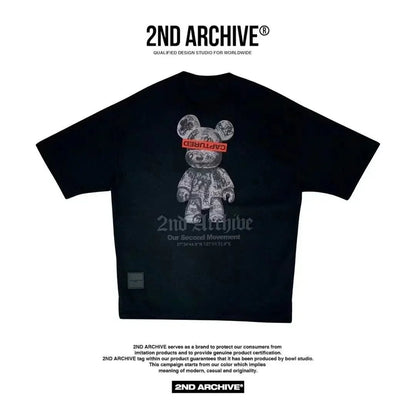 韓國直送🇰🇷 2ND ARCHIVE Captured Bear T-shirt - 3 Color - HLY &amp; CHOCCICO