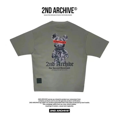 韓國直送🇰🇷 2ND ARCHIVE Captured Bear T-shirt - 3 Color - HLY &amp; CHOCCICO