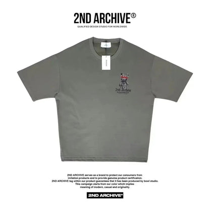 韓國直送🇰🇷 2ND ARCHIVE Captured Bear T-shirt - 3 Color - HLY &amp; CHOCCICO