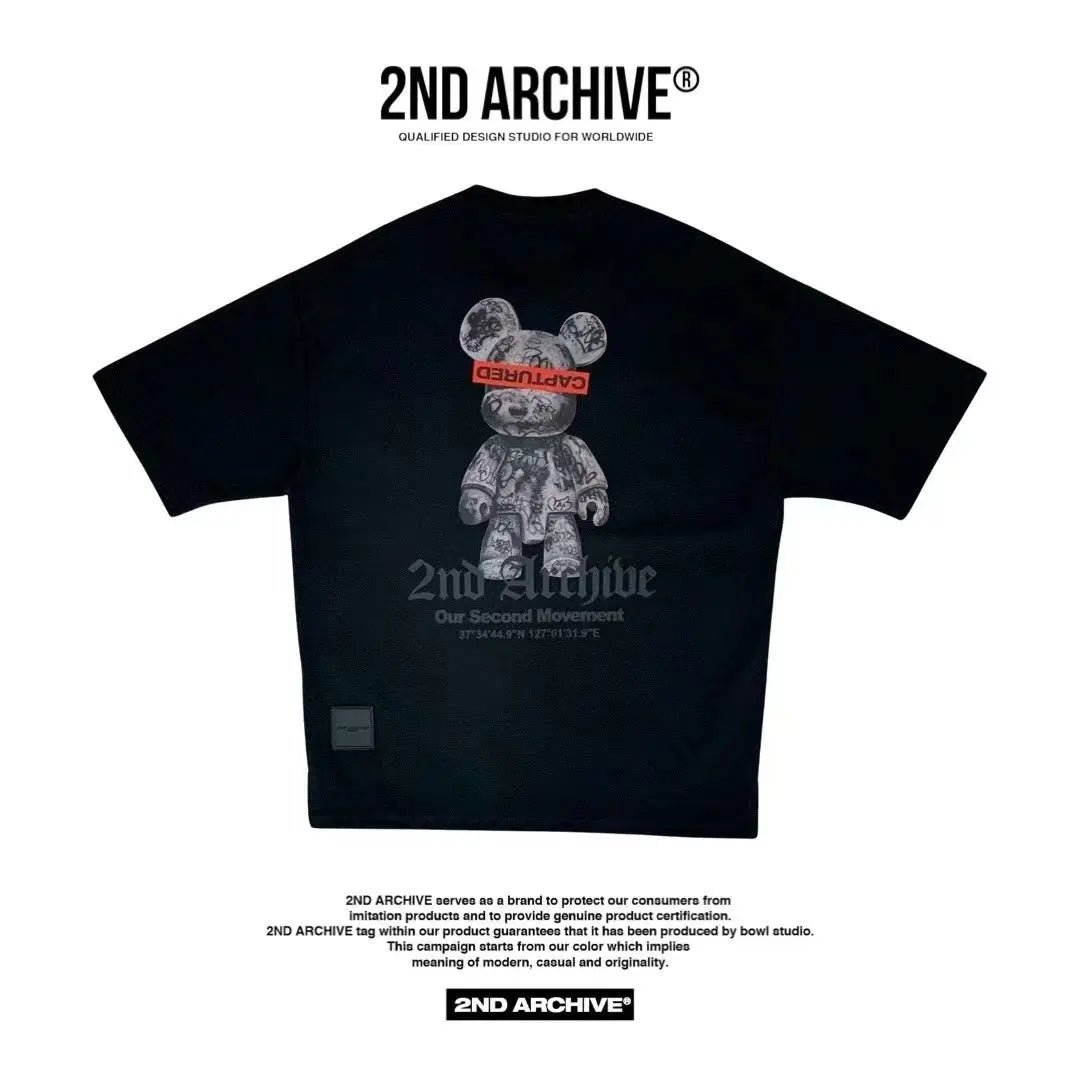 韓國直送🇰🇷 2ND ARCHIVE Captured Bear T-shirt - 3 Color HLY & CHOCCICO