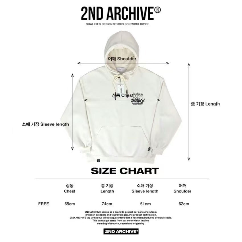 韓國直送🇰🇷 2ND ARCHIVE Cat Shiba Crayon Hoodie HLY & CHOCCICO