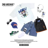 🇰🇷韓國直送🇰🇷 2ND ARCHIVE Cat wearing heart glasses T-shirt - 3 Color - HLY & CHOCCICO