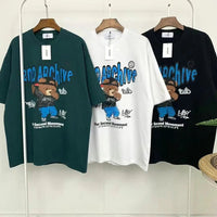 🇰🇷韓國直送🇰🇷 2ND ARCHIVE Cat wearing heart glasses T-shirt - 3 Color - HLY & CHOCCICO