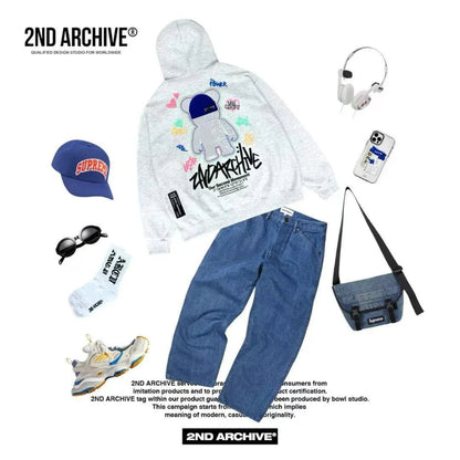 🇰🇷韓國直送🇰🇷 2nd ARCHIVE Colorful Bear Hoodie - HLY &amp; CHOCCICO