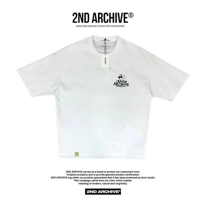 韓國直送🇰🇷 2ND ARCHIVE Crayon Cat Short Sleeve Tee - 4 Color - HLY &amp; CHOCCICO