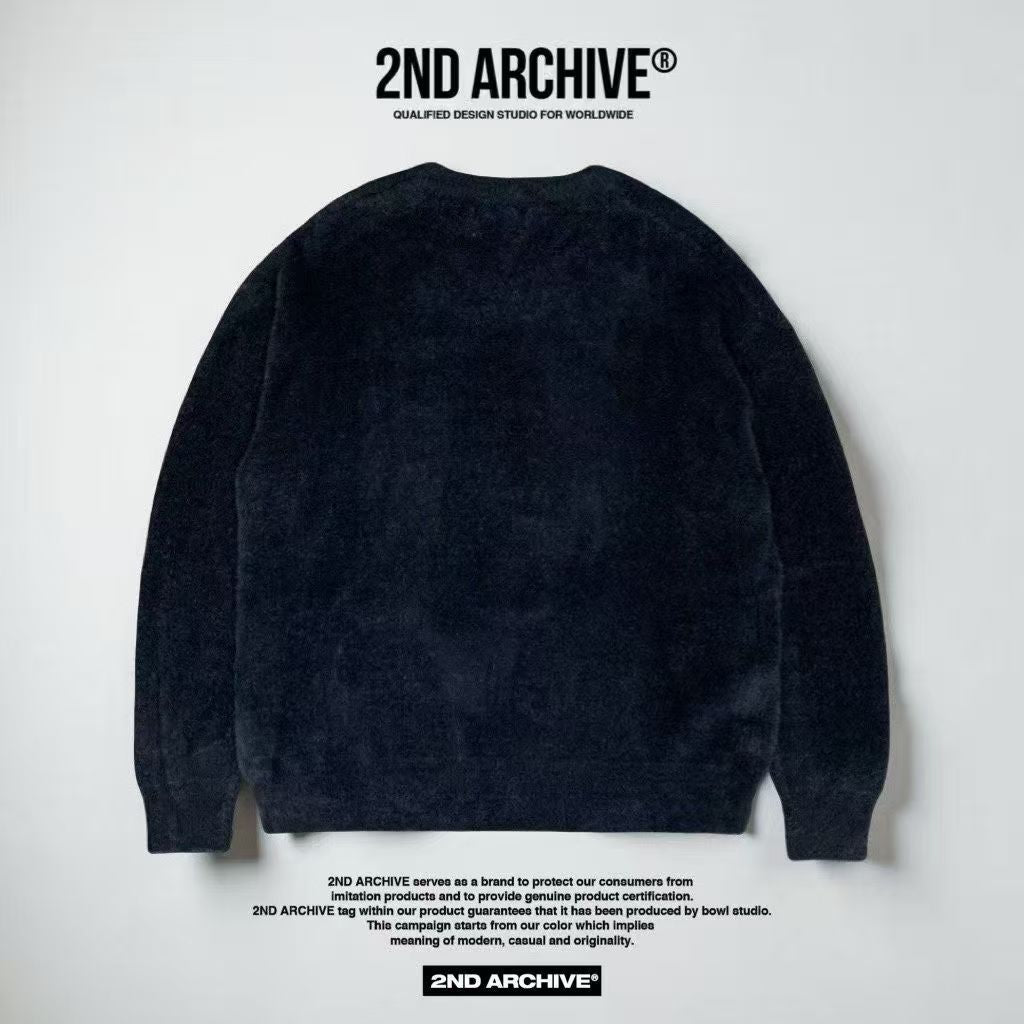 韓國直送2nd ARCHIVE Cursive Logo Angora Knit - HLY & CHOCCICO