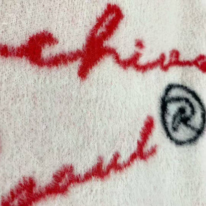 韓國直送2nd ARCHIVE Cursive Logo Angora Knit - HLY &amp; CHOCCICO
