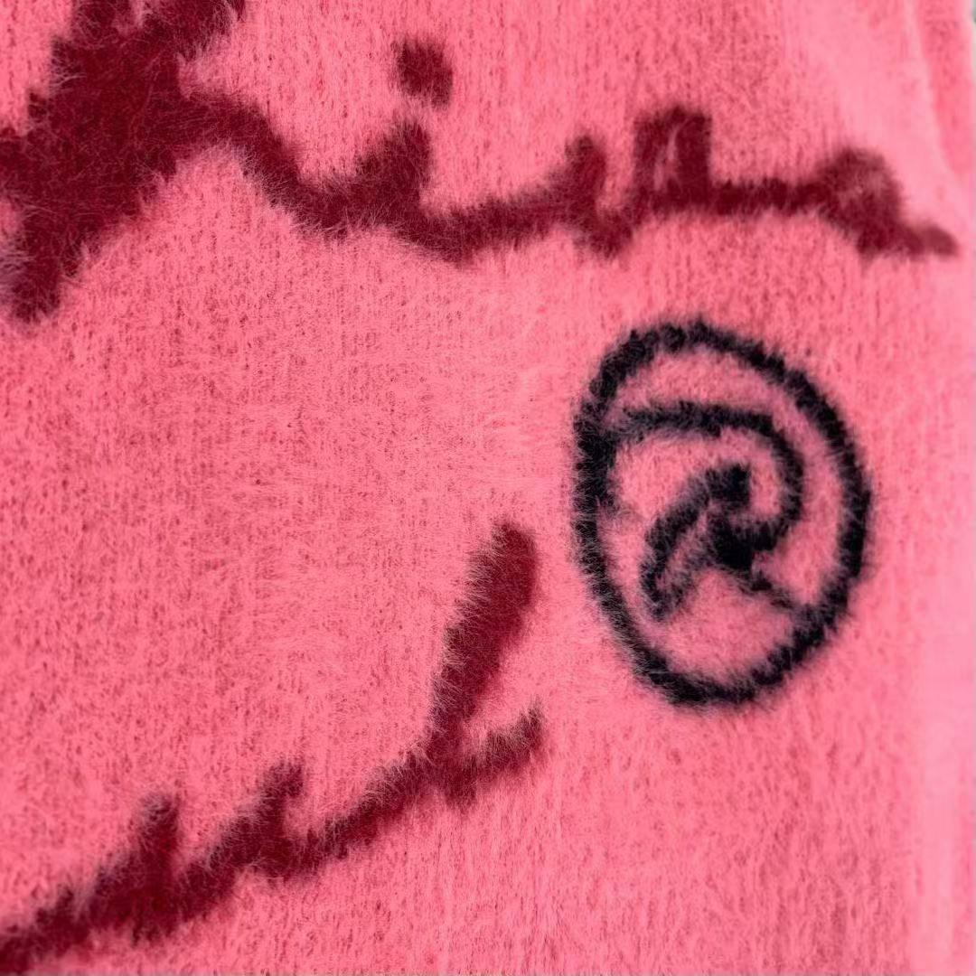 韓國直送2nd ARCHIVE Cursive Logo Angora Knit - HLY &amp; CHOCCICO