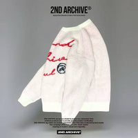 韓國直送2nd ARCHIVE Cursive Logo Angora Knit - HLY & CHOCCICO