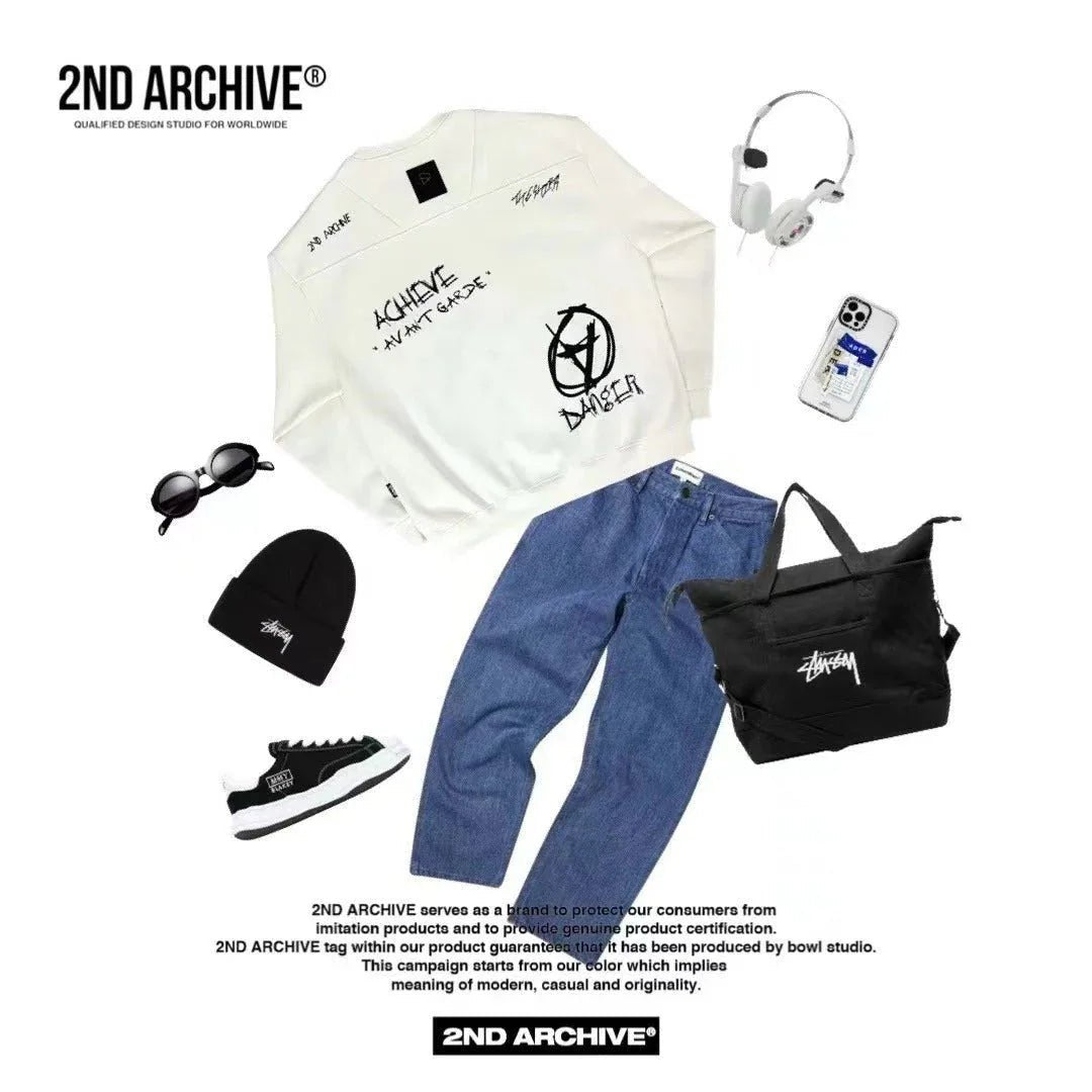 韓國直送🇰🇷 2ND ARCHIVE Danger Sweatshirt - HLY &amp; CHOCCICO