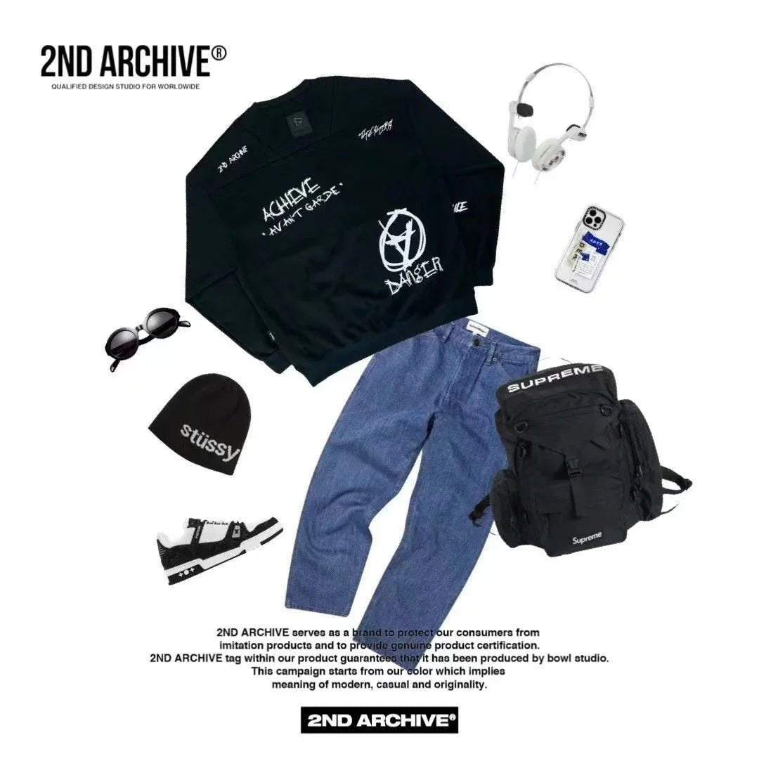 韓國直送🇰🇷 2ND ARCHIVE Danger Sweatshirt - HLY &amp; CHOCCICO
