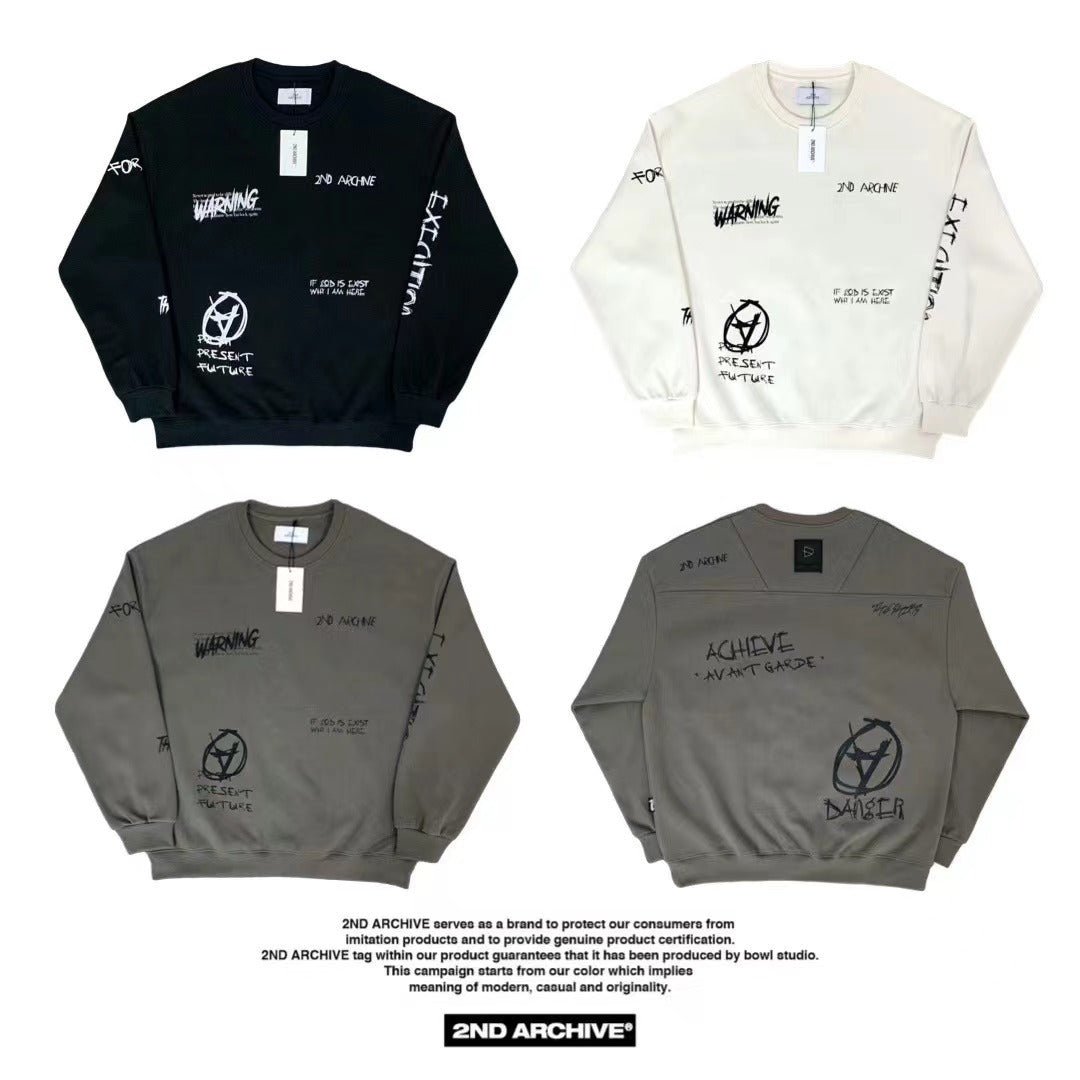 韓國直送🇰🇷 2ND ARCHIVE Danger Sweatshirt - HLY & CHOCCICO