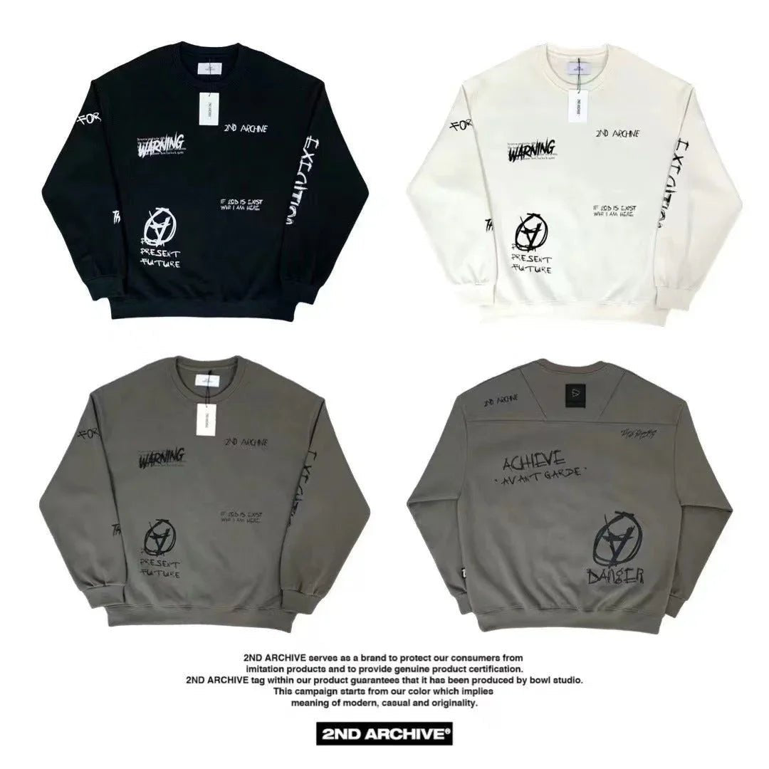 韓國直送🇰🇷 2ND ARCHIVE Danger Sweatshirt - HLY &amp; CHOCCICO