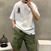 韓國直送 2ND ARCHIVE Dinosaur Terry Bear Graffiti T-shirt - HLY & CHOCCICO