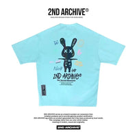 韓國直送🇰🇷 2ND ARCHIVE Doodle Rabbit Scotch T-shirt -4 Color HLY & CHOCCICO