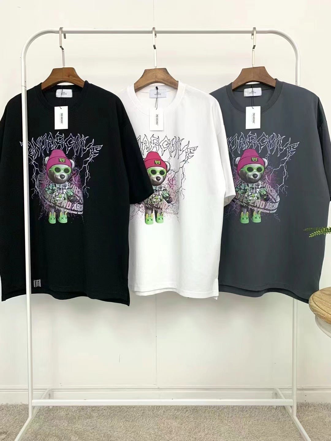 韓國直送🇰🇷 2ND ARCHIVE Electronic bear T-shirt -3 Color