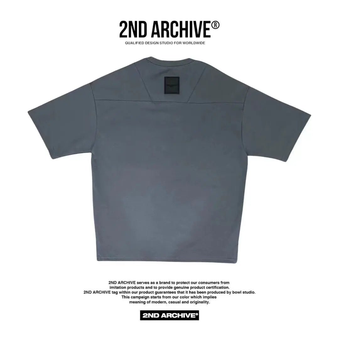 韓國直送🇰🇷 2ND ARCHIVE Embroidered Letters T-shirt - HLY & CHOCCICO