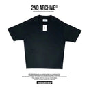韓國直送🇰🇷 2ND ARCHIVE Embroidered Letters T-shirt - HLY & CHOCCICO