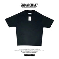 韓國直送🇰🇷 2ND ARCHIVE Embroidered Letters T-shirt - HLY & CHOCCICO
